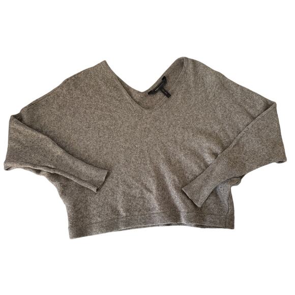 BCBG MaxAzria Wyatt V-Neck Cashmere Angora Blend Knitted SweaterSize Small - Picture 1 of 7